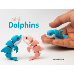 Hareketli Mini Yunus Anahtarlık | Esnek ve Dayanıklı Tasarım