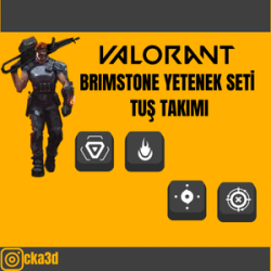 Valorant Brimstone Keycaps