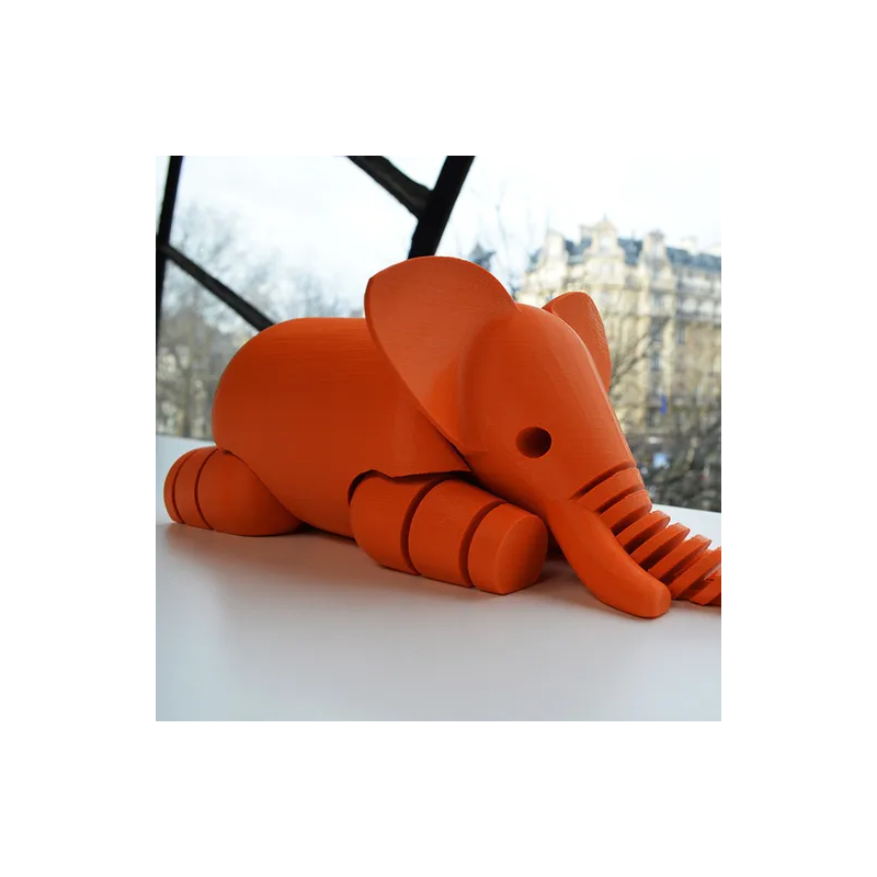 Esnek Fil Figürü | Dayanıklı ve Hareketli Tasarım