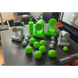 Çalışan Mekanizmalı Top Modeli | Tek Parça 3D Baskı