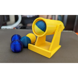 Çalışan Mekanizmalı Top Modeli | Tek Parça 3D Baskı