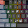 Valorant Phoenix Temalı Mekanik Klavye Keycaps Seti