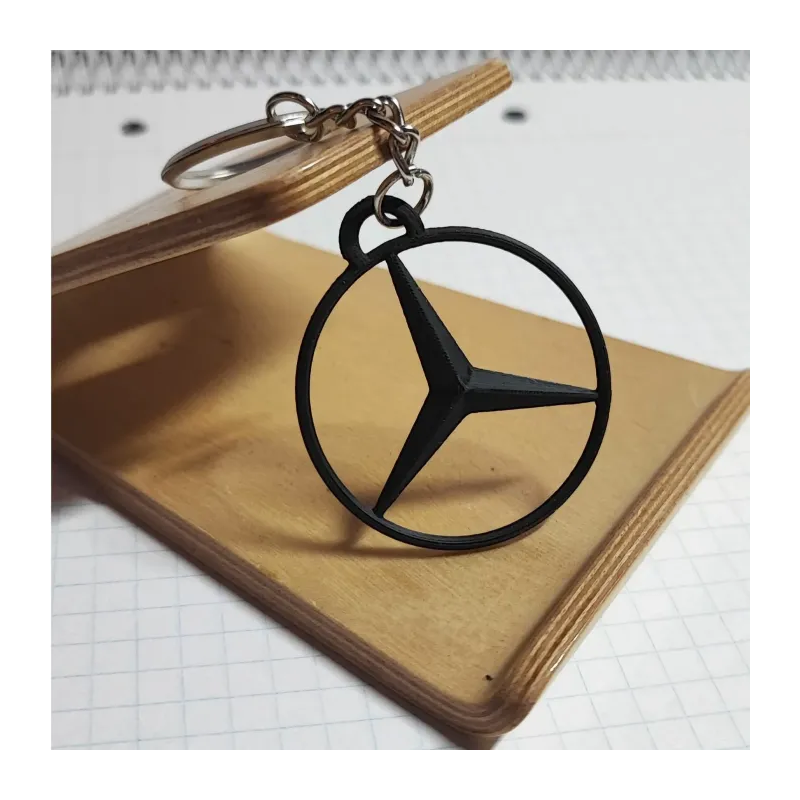 Mercedes Logolu Şık ve Dayanıklı Anahtarlık Tasarımı