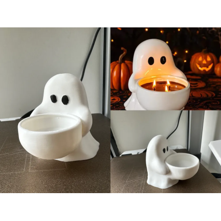 Cadılar Bayramı Temalı Komik Hayalet | Mumluk, Küllük ve Atıştırmalık Kutusu