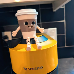 Morning Buddy – Esnek Kahve Kupası ve Anahtarlık Seti